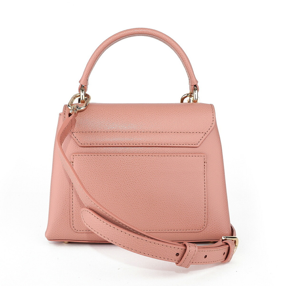 Furla Bag sides purple Tote Colorblock suede